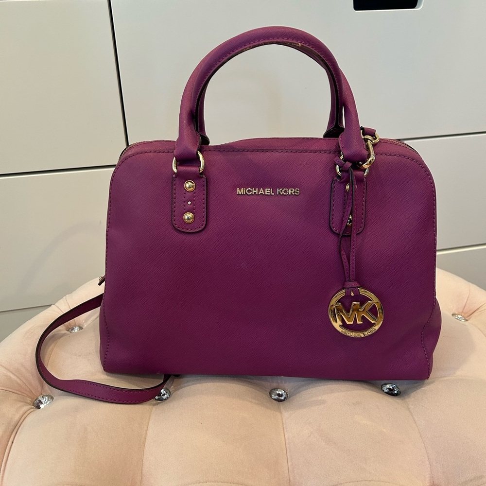 Purple Michale Kors Bag
